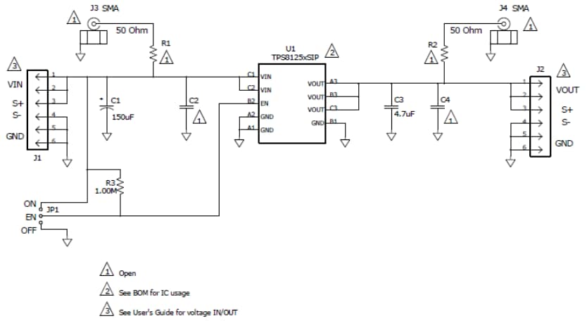 Esquema - Texas Instruments Convertidor de ascenso de tensión de alto rendimiento TPS81256 y módulo de evaluación