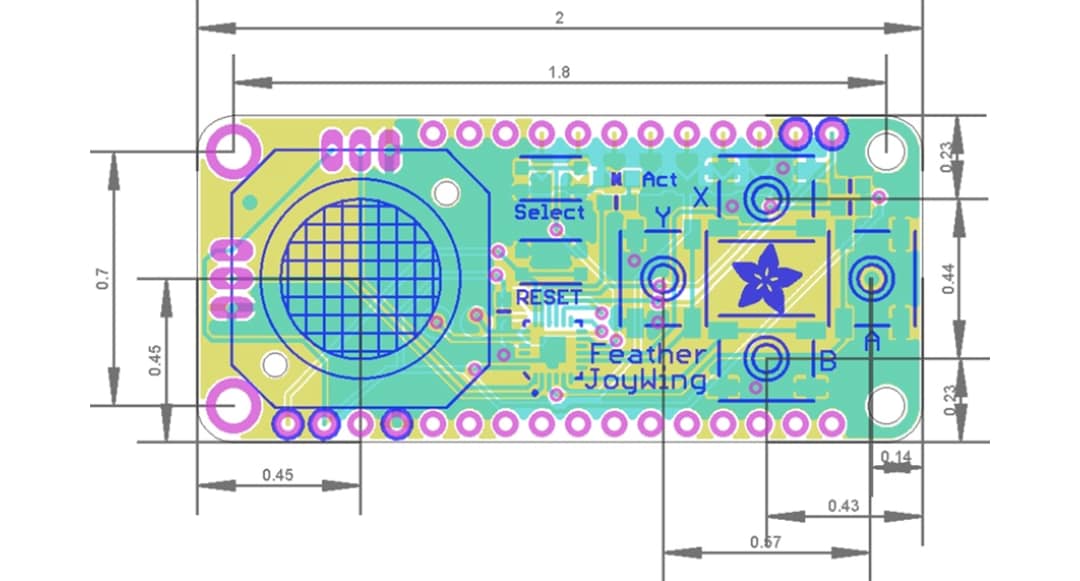 Adafruit Joy FeatherWing Controller Adafruit Joy FeatherWing Controller