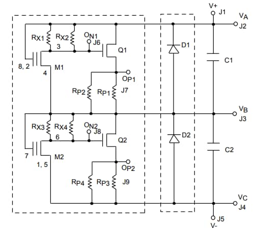 Schematic - Advanced Linear Devices SABMBOVP/SABMBOVP2XX Over Voltage Protection PCBs Schematic - Advanced Linear Devices SABMBOVP/SABMBOVP2XX Over Voltage Protection PCBs