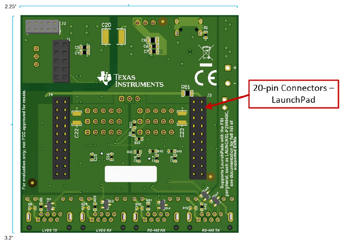Chart - Texas Instruments TMDSFSIADAPEVM FSI Adapter Board