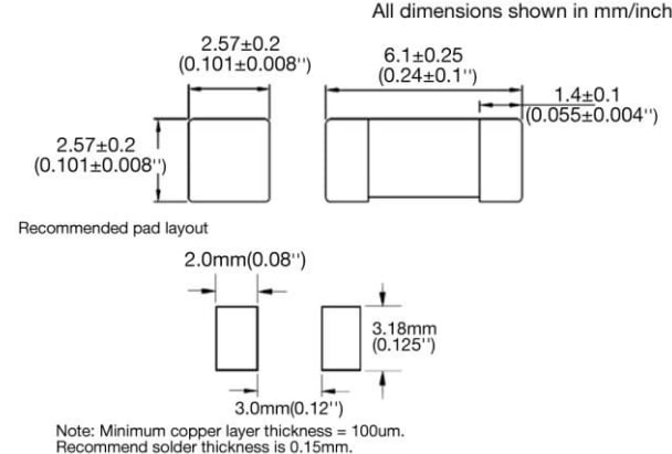 Schematic - Bel Fuse 0ACA Series Surface Mount Fuses Schematic - Bel Fuse 0ACA Series Surface Mount Fuses