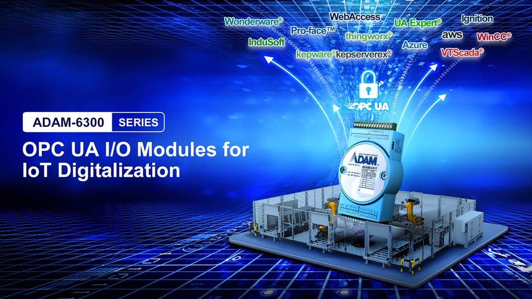 Advantech ADAM-6300 OPC UA Ethernet I/O Modules Advantech ADAM-6300 OPC UA Ethernet I/O Modules
