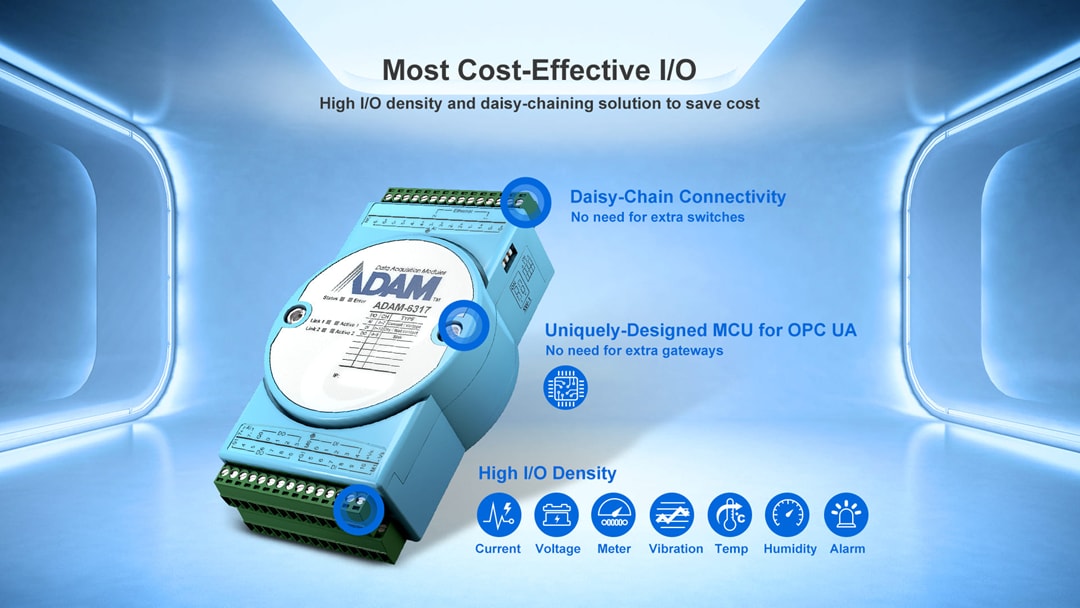 Advantech ADAM-6300 OPC UA Ethernet I/O Modules Advantech ADAM-6300 OPC UA Ethernet I/O Modules