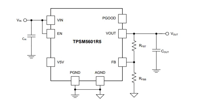 Texas Instruments TPSM5601R5 Power Modules