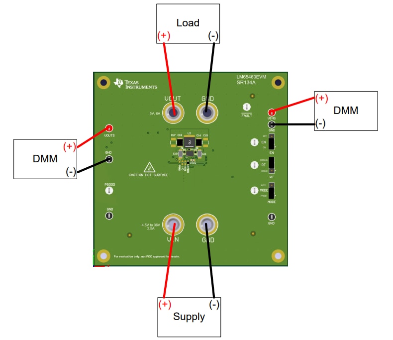Location Circuit - Texas Instruments LM65460EVM Evaluation Module