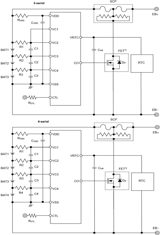 ABLIC S-82L4A Battery Protection ICs