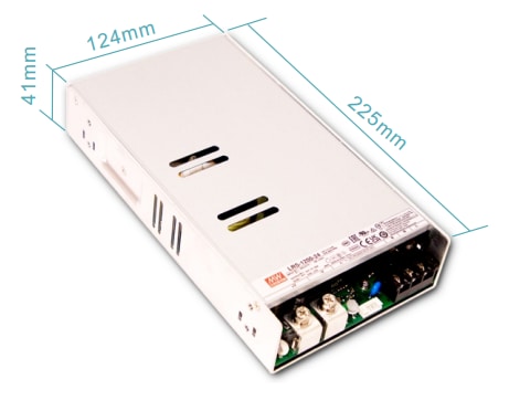 Infographic - MEAN WELL LRS-1200 Enclosed Type Power Supplies