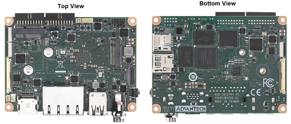 Mechanical Drawing - Advantech RSB-3810 Single Board Computer (SBC)
