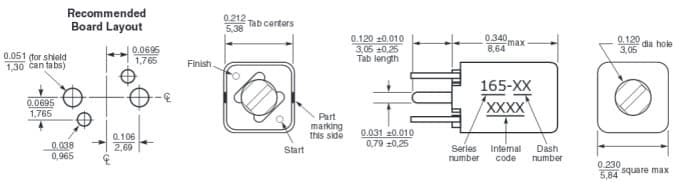Estilos 164/165 apantallados