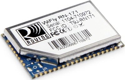 Placas de evaluación y módulo LAN inalámbrico 802.11 b/g RN-171 de Microchip