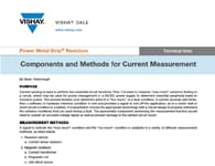Nota de aplicación: Componentes y métodos