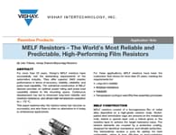 Nota de aplicación: Resistencia MELF