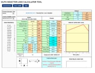Herramienta de diseño: Calculador de pérdidas de inductores