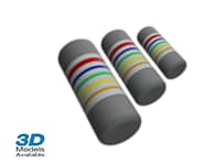 Modelo 3D: Resistencias MELF