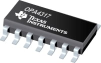Amplificadores operativos con desviación cero OPA317 / 2317 / 4317 de Texas Instruments